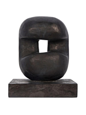 Juno Sculpture In Black Marble