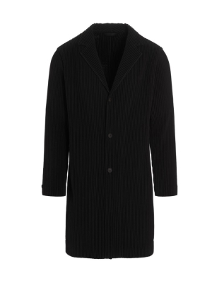 Homme Plissé Issey Miyake Single-breasted Coat