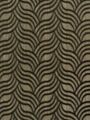 Interlocking Geo Wallpaper In Metallic Neutrals And Silver By York Wallcoverings