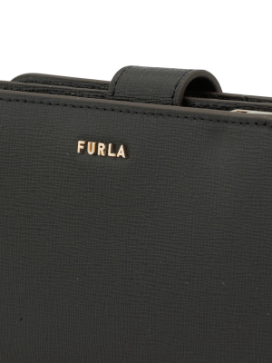 Furla Babylon Logo Plaque Compact Wallet