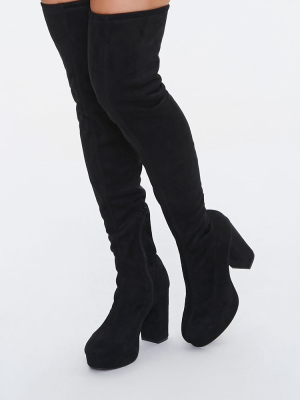 Thigh-high Platform Boots