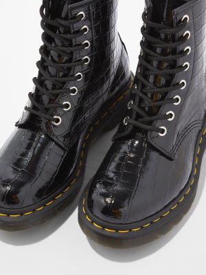 Dr. Martens 1460 Patent Leather Crocodile Boot