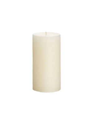 Ivory Pillar Candle 3x6