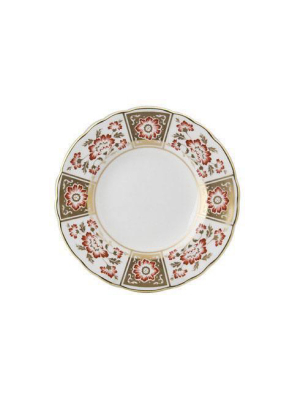 Panel Red Bread & Butter Plate