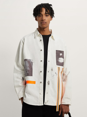 Reflective Strap Patch Overshirt