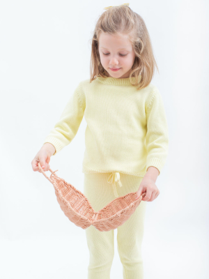 Yellow Knit Sweater