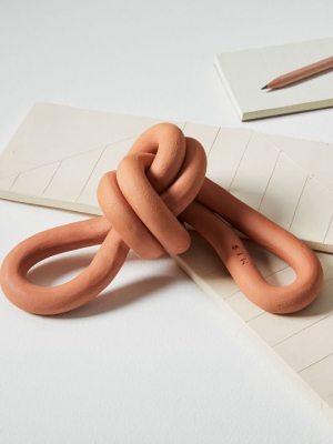 Sin Double Loop Knot - Terracotta