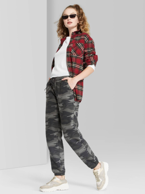 Women's High-rise Vintage Jogger Sweatpants - Wild Fable™