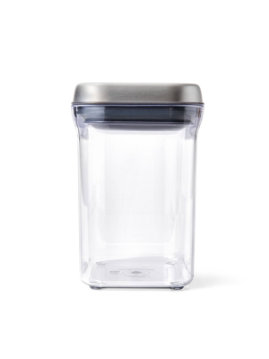 Oxo 1.5qt Steel Pop Container Rectangle