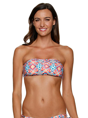 Tucked Bandeau Bra-mallorca