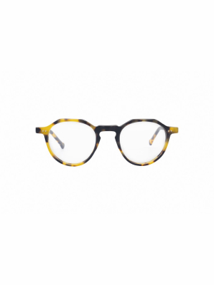 Lesca Icon Round Frame Glasses