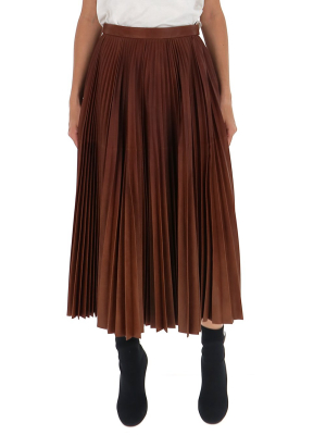 Prada Pleated Midi Skirt