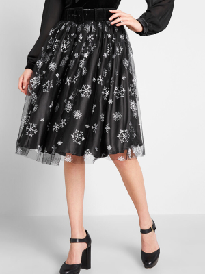 Modcloth X Collectif Tulle Lovely Midi Skirt