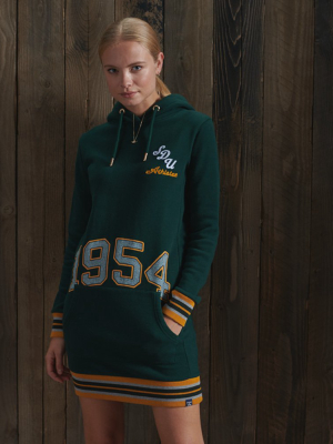 Boston Varsity Hoodie Dress