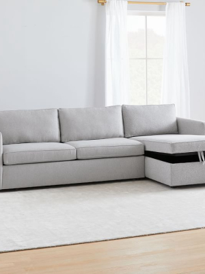 Harris Sleeper Sectional W/ Storage Chaise