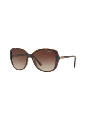 Vogue Vo5154sb W65613 Female Pillow Lifestyle Sunglasses Tortoise