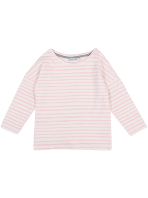 Pop Ls Stripe Pink / White