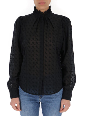 Isabel Marant Étoile Terzali Embroidered Shirt