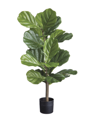 Potted Fiddle Leaf Faux Tree