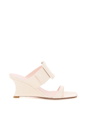 Roger Vivier Viv' In The City Wedge Mules