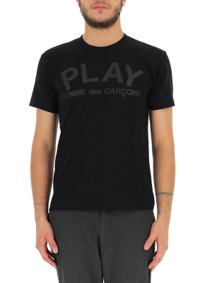 Comme Des Garçons Play Logo Printed T-shirt