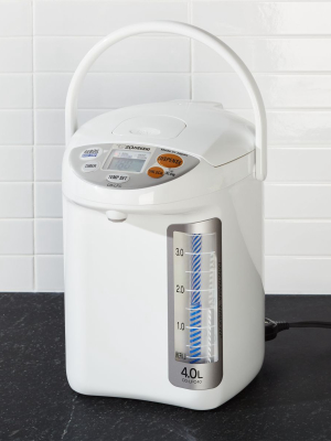 Zojirushi Micom White 4-liter Water Boiler And Warmer