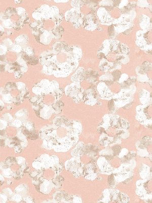 Cherry Blossom Wallpaper In Blush From The Shibori Collection By Milton & King