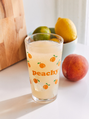 Peachy Pint Glass