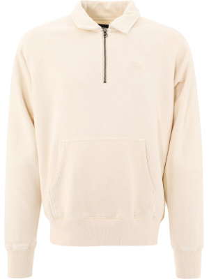 Stüssy Polo-collar Half-zip Sweatshirt