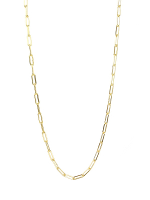 Sterling 30" Link Necklace