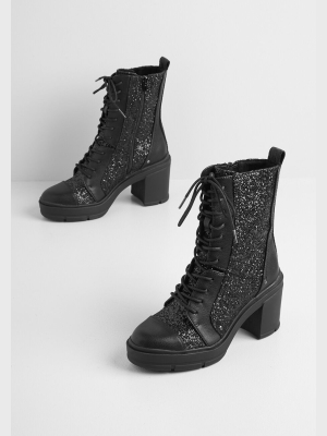 Sparkle Stomper Lace-up Boot