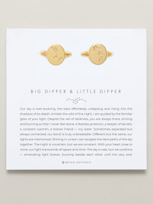 Big Dipper & Little Dipper Signet Rings