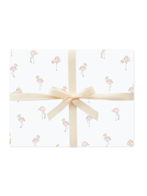 Ramona & Ruth Flamingo Gift Wrap Sheet