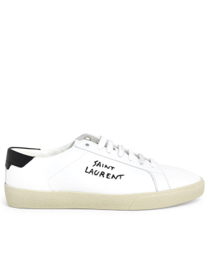 Saint Laurent Court Classic Sl/06 Embroidered Sneakers