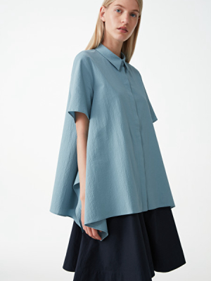 Organic Cotton Cut Drape Shirt