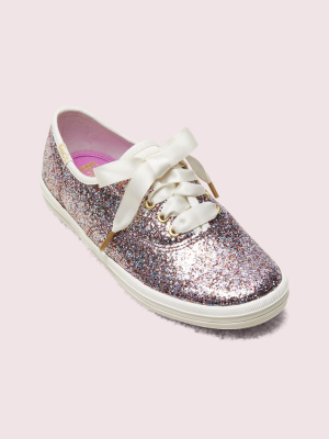 Keds Kids X Kate Spade New York Champion Glitter Youth Sneakers