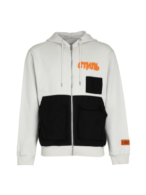 Heron Preston Pocket Detailed Hooded Jacket