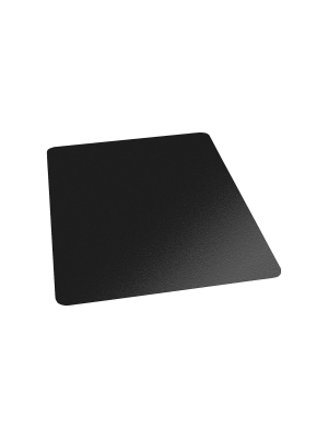 3'x4' Rectangle Solid Office Chair Mat Black - Staples