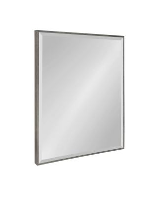 23" X 29" Rhodes Framed Wall Mirror Dark Silver - Kate And Laurel