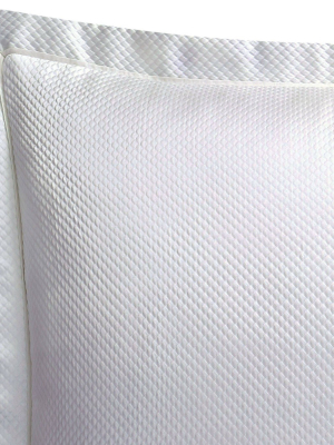 Charisma Dianti 26x26 Pillow Sham White