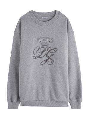 Dolce & Gabbana Kids Logo Embroidered Crewneck Sweatshirt