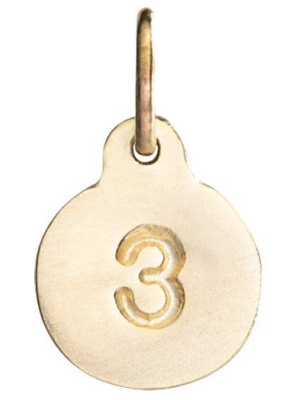 "3" Number Charm