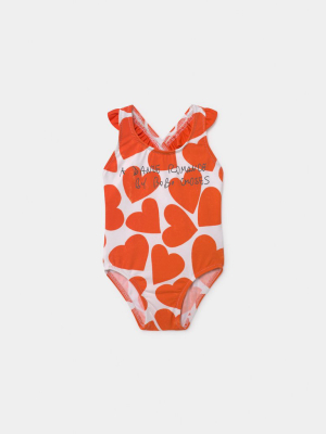 Bobo Choses All Over Hearts Baby Swimsuit