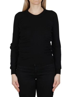 Maison Margiela Ruched Knitted Jumper