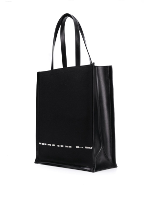 Alexander Mcqueen Graffiti Logo Tote Bag