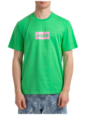 Msgm Logo Printed T-shirt