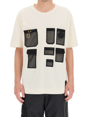 Fendi Mesh Multi-pocket Oversized T-shirt