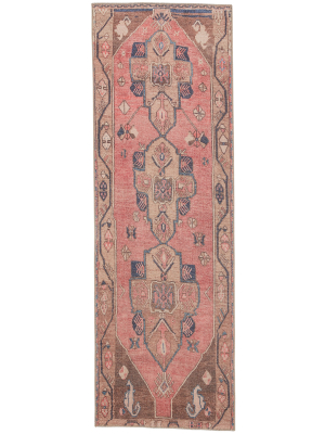 Vibe By Jaipur Living Lani Medallion Pink/ Blue Runner Rug (2'6"x7'6")