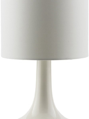 Farris Table Lamp In White