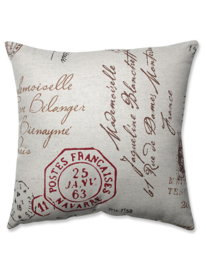 French Postale Throw Pillow Collection - Pillow Perfect